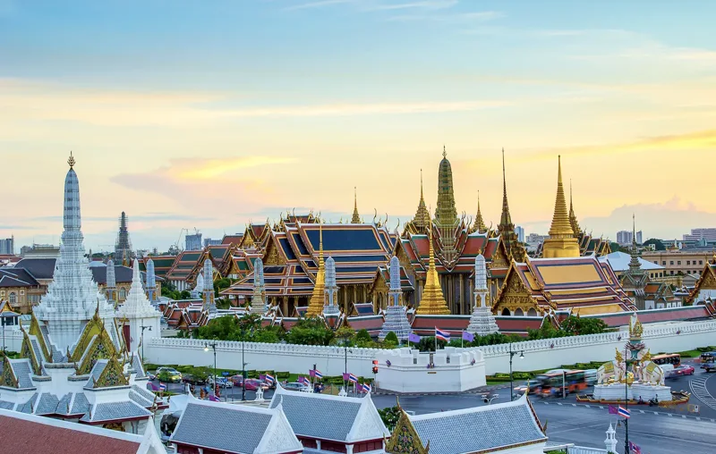 Kiến trúc Hoàng Cung Bangkok, ảnh điểm đến minh họa ngoài lịch cơ bản