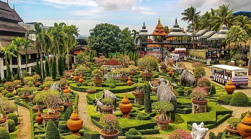 Cảnh quan vườn Nong Nooch ở Pattaya