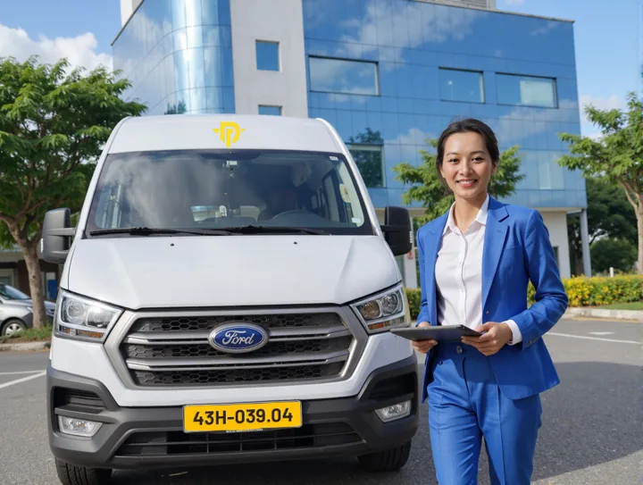 Ford Transit trong đội xe Duy Tân